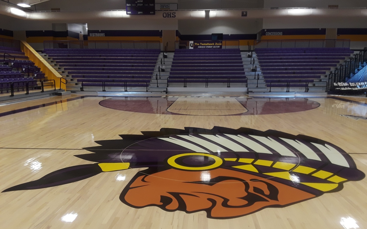 Osceola Arena Gymnasium Flooring