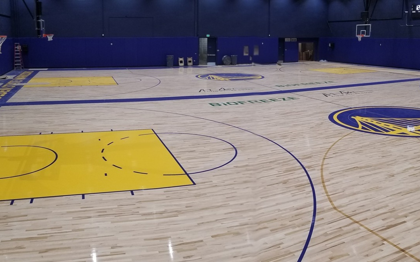 Golden State Warriors Chase Center Practice Courts