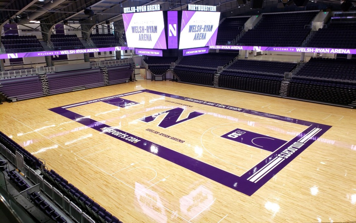 Northwestern University Gym Floor