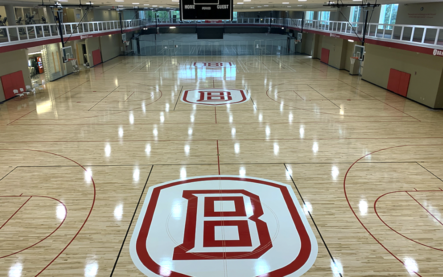 Bradley University Markin Recreation Center Hardwood Maple Floor