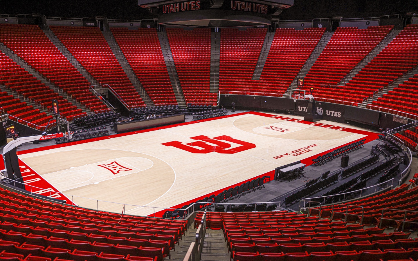 University of Utah Hardwood Maple Gymnasium Floor