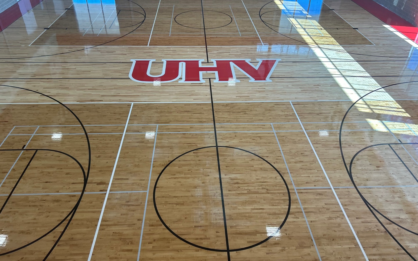 University of Houton Victoria Health and Wellness Center Basketball Gymnasium Volleyball Pickleball Floor