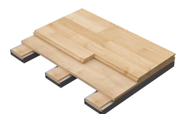 Connor Sports PermaFlex II subfloor system designed for enhanced stability and long-term resilient sports floor performance