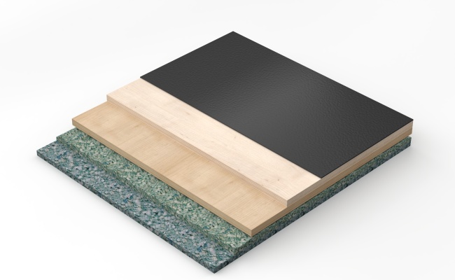 Connor<sup>®</sup> Dance Pro Forma II sprung dance subfloor system providing shock absorption and consistent performance for professional studios and performance spaces