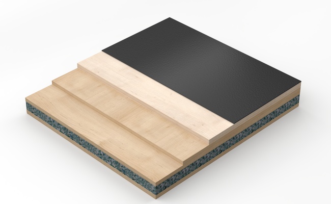 Connor<sup>®</sup> Dance Pro Forma III sprung dance subfloor system engineered for shock absorption, energy return, and consistent performance in professional studios and performance spaces