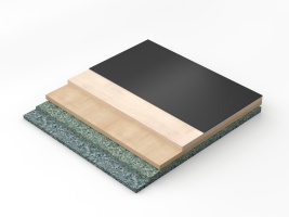 Connor<sup>®</sup> Dance Pro Forma II sprung dance subfloor system providing shock absorption and consistent performance for professional studios and performance spaces