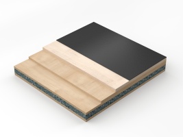 Connor<sup>®</sup> Dance Pro Forma III sprung dance subfloor system engineered for shock absorption, energy return, and consistent performance in professional studios and performance spaces